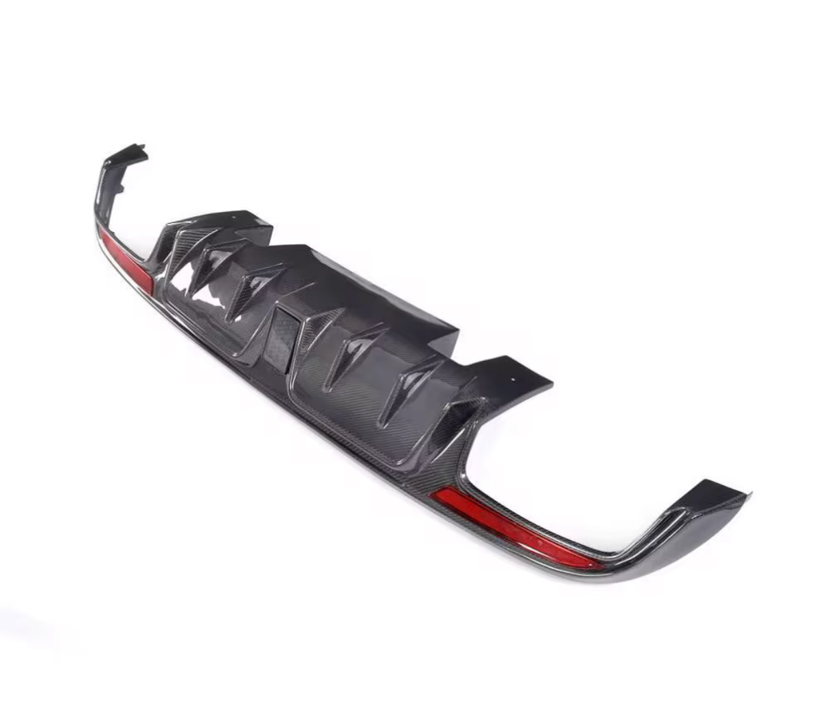 VeloWerks Carbon Fiber Rear Diffuser for Mercedes-Benz W205 C63 AMG B-Style (2015–2017)