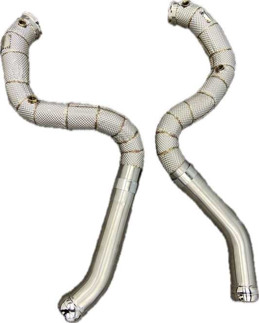 VeloWerks Performance Heatshield Downpipes- C63 AMG W205