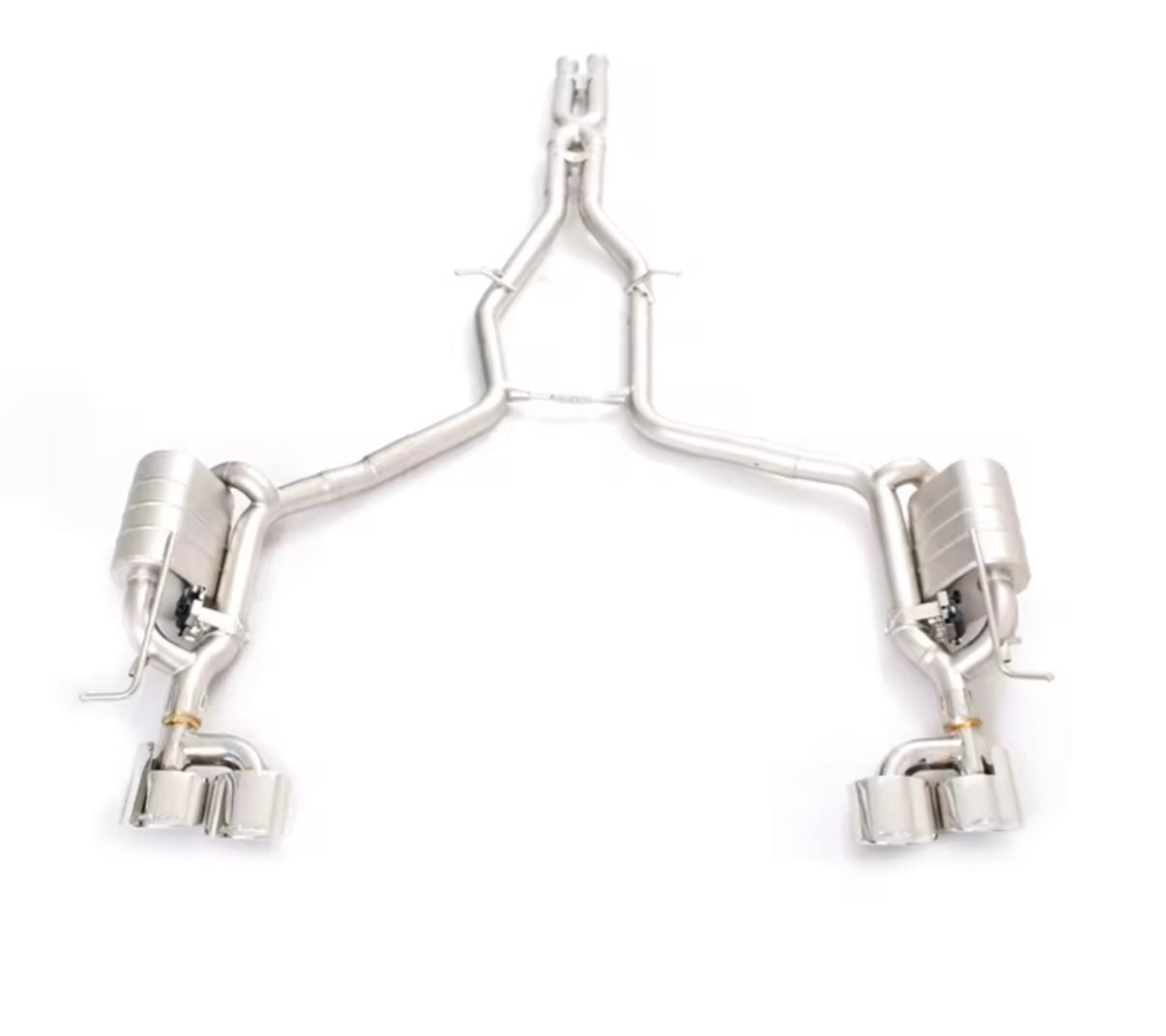 VeloWerks Mercedes E350 (W212) 2010-2011 Stainless Steel Catback Exhaust System