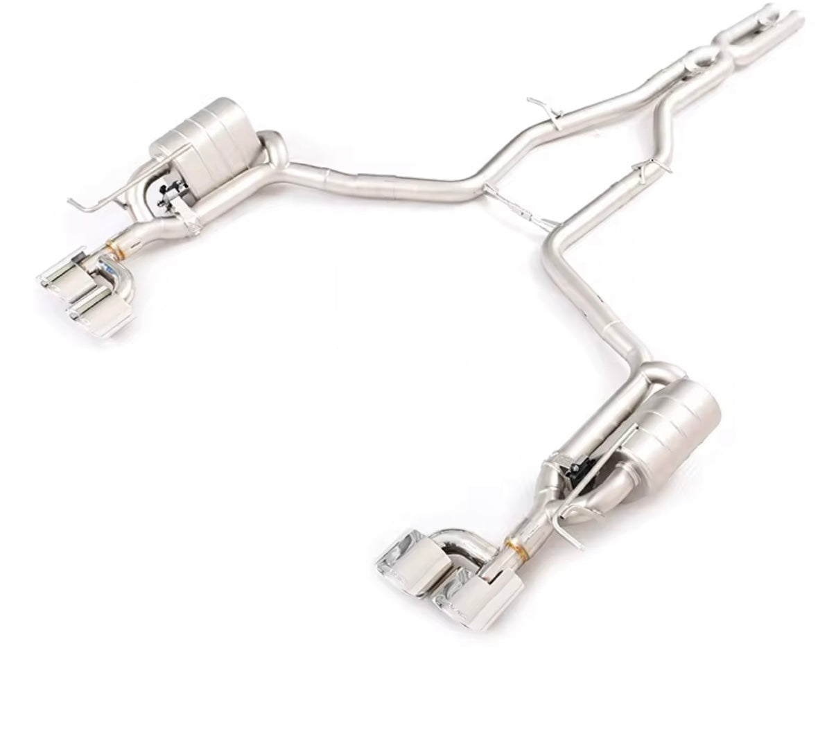 VeloWerks Mercedes E350 (W212) 2010-2011 Stainless Steel Catback Exhaust System