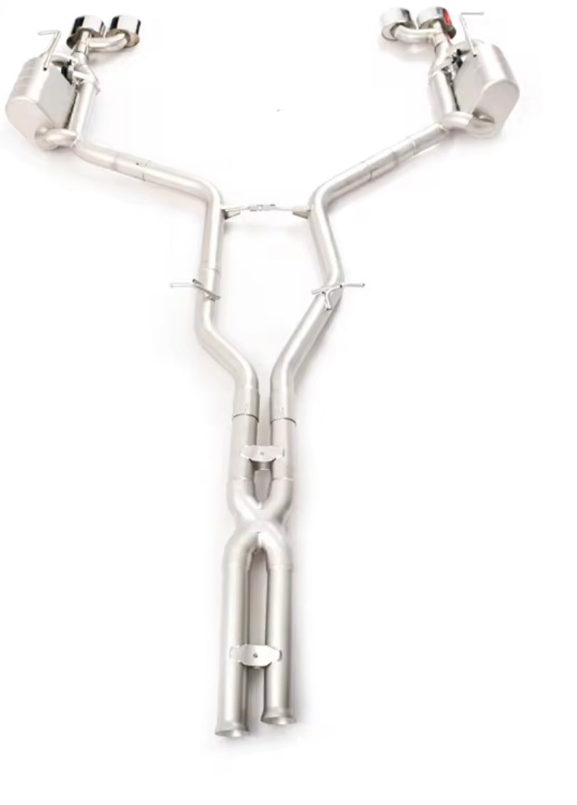 VeloWerks Mercedes E350 (W212) 2010-2011 Stainless Steel Catback Exhaust System