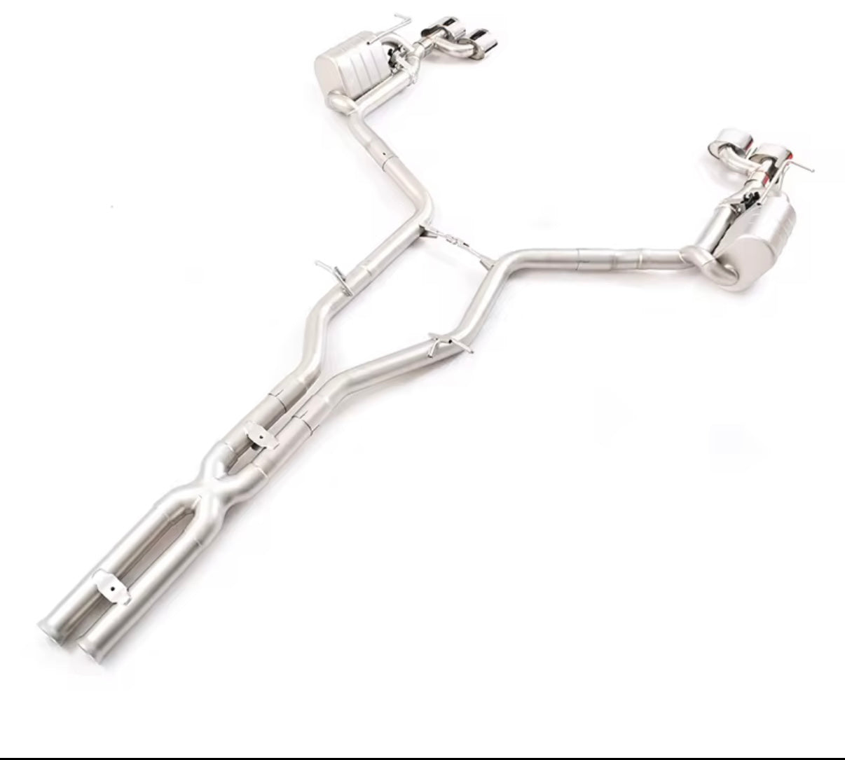 VeloWerks Mercedes E350 (W212) 2010-2011 Stainless Steel Catback Exhaust System