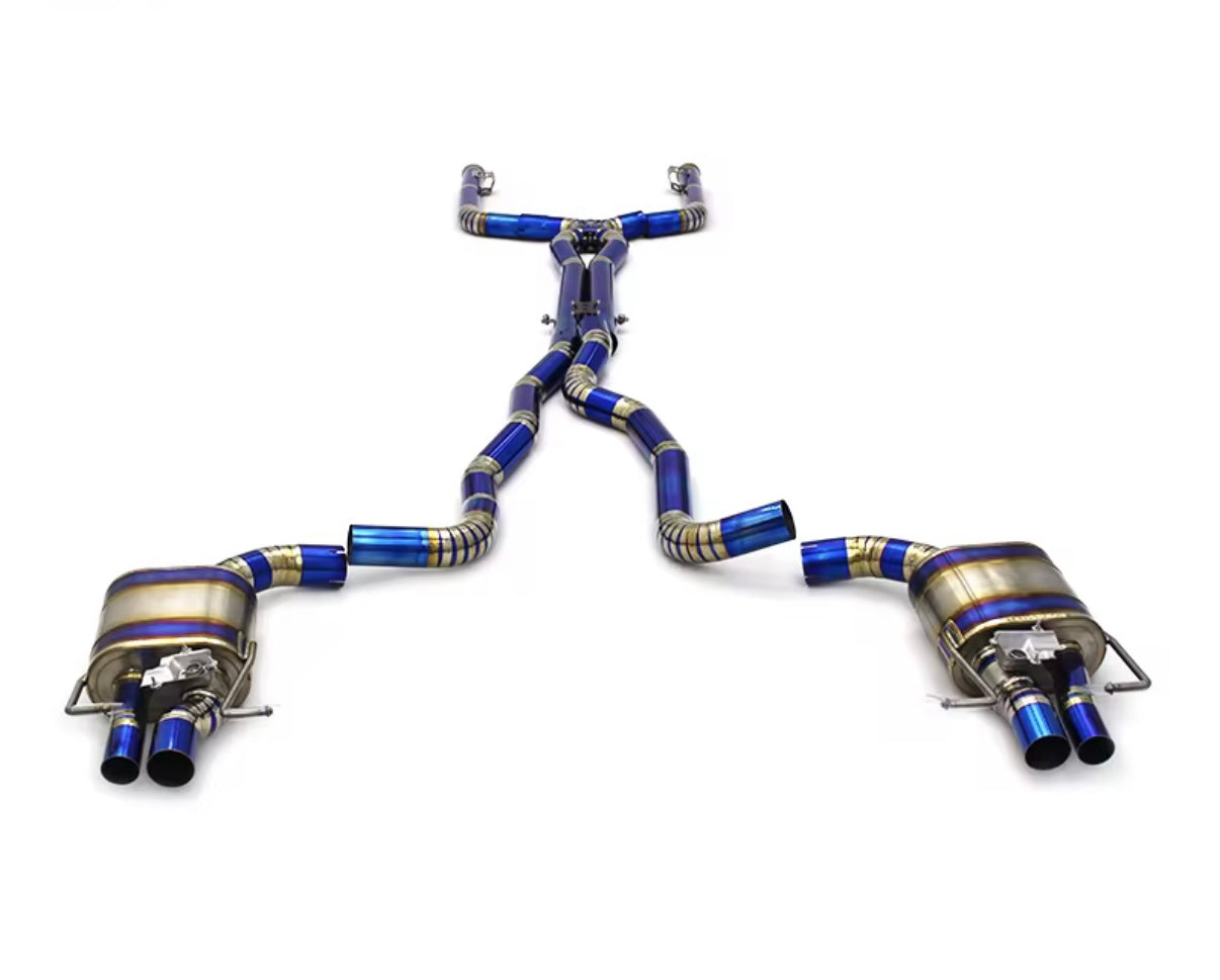 VeloWerks Mercedes C63 AMG (W205) 2015-2020 Titanium Catback Exhaust System