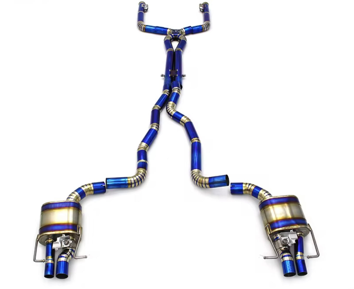 VeloWerks Mercedes C63 AMG (W205) 2015-2020 Titanium Catback Exhaust System