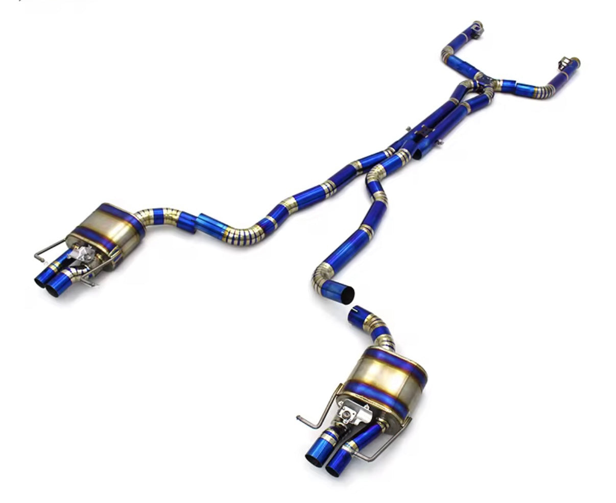 VeloWerks Mercedes C63 AMG (W205) 2015-2020 Titanium Catback Exhaust System