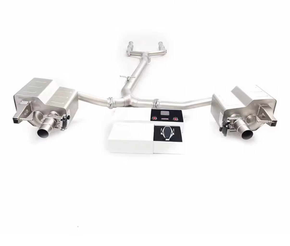 VeloWerks Mercedes C43 AMG (W205) 2016-2022 Stainless Steel Catback Valve Control Exhaust System