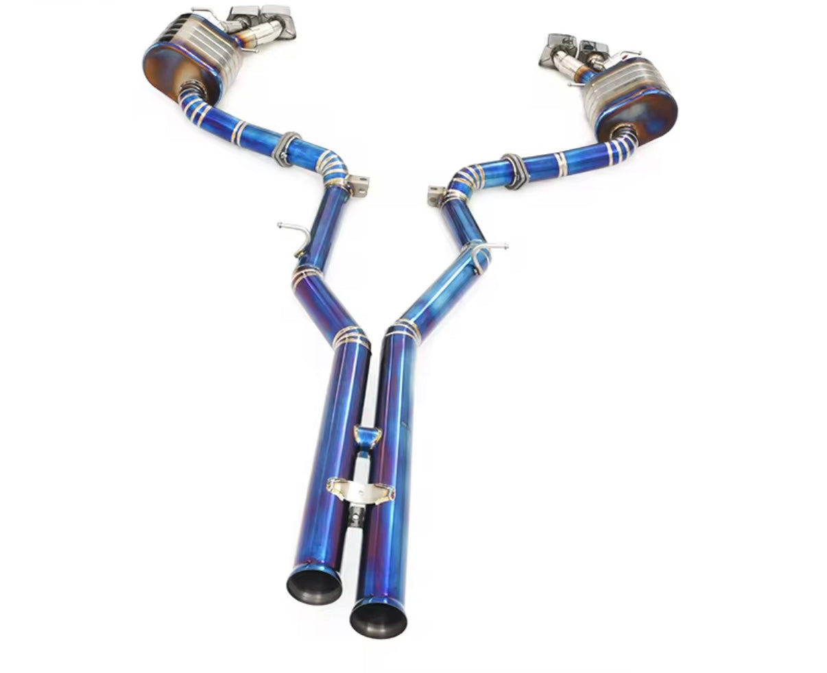 VeloWerks Mercedes CLS63 AMG (C218) 2012-2017 Titanium Catback Exhaust System