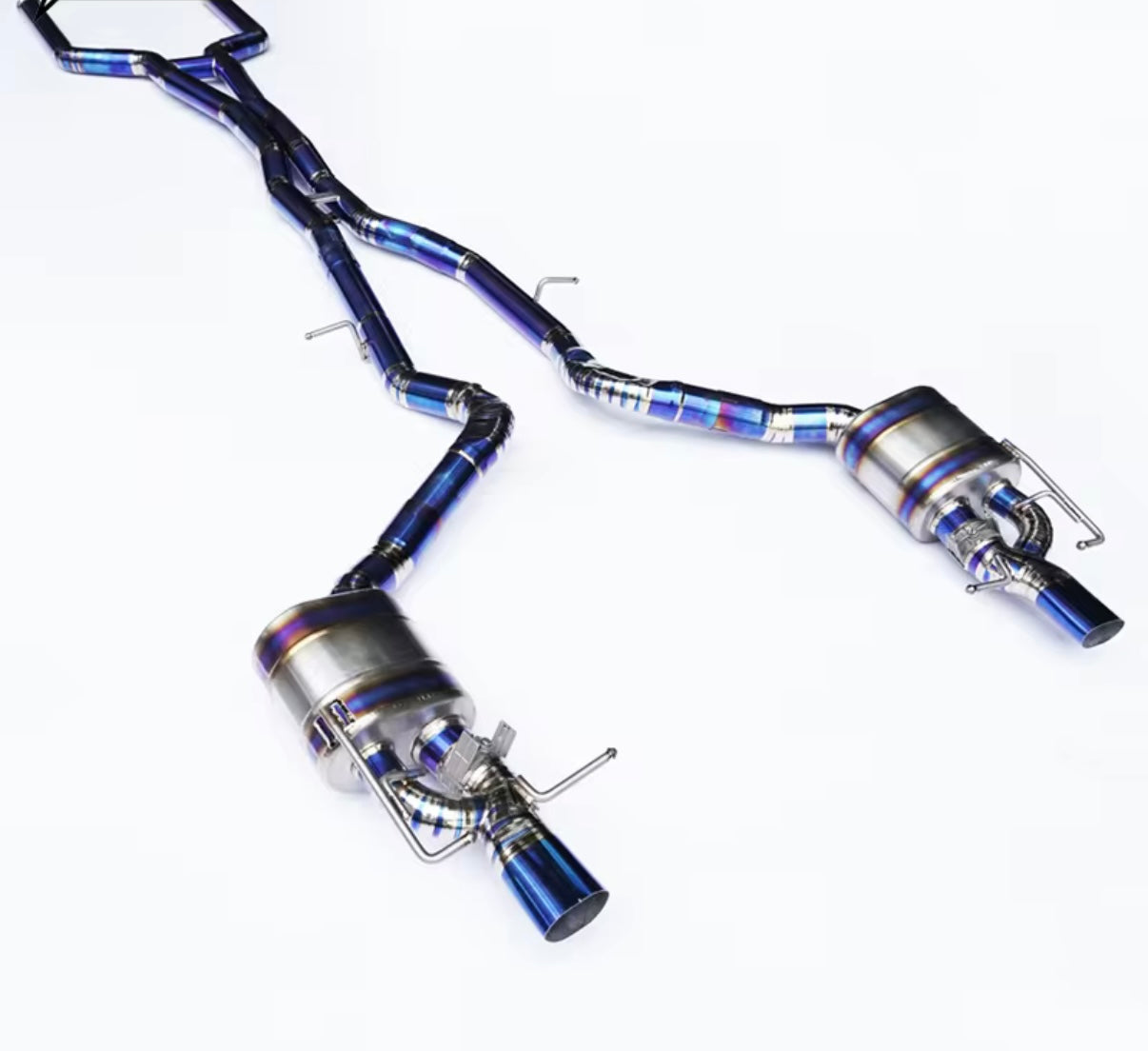 VeloWerks Mercedes AMG E63S 2017-2020 Titanium Catback Exhaust System