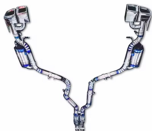 VeloWerks Mercedes CLS550 V8 4.7 2010-2015 Titanium Catback Exhaust System