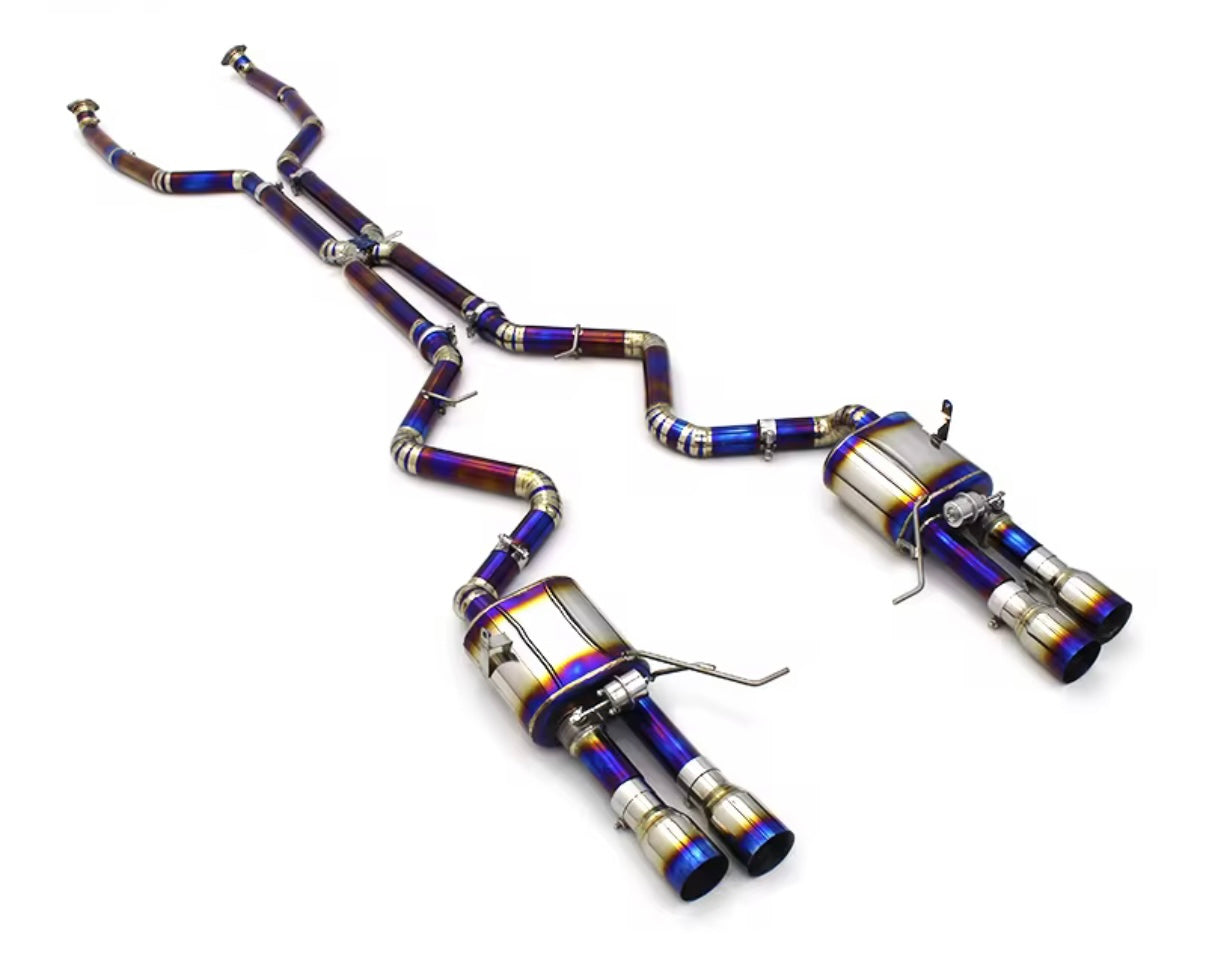 VeloWerks BMW E90/E92/E93 2008-2013 S65 Engine Titanium Catback Exhaust System