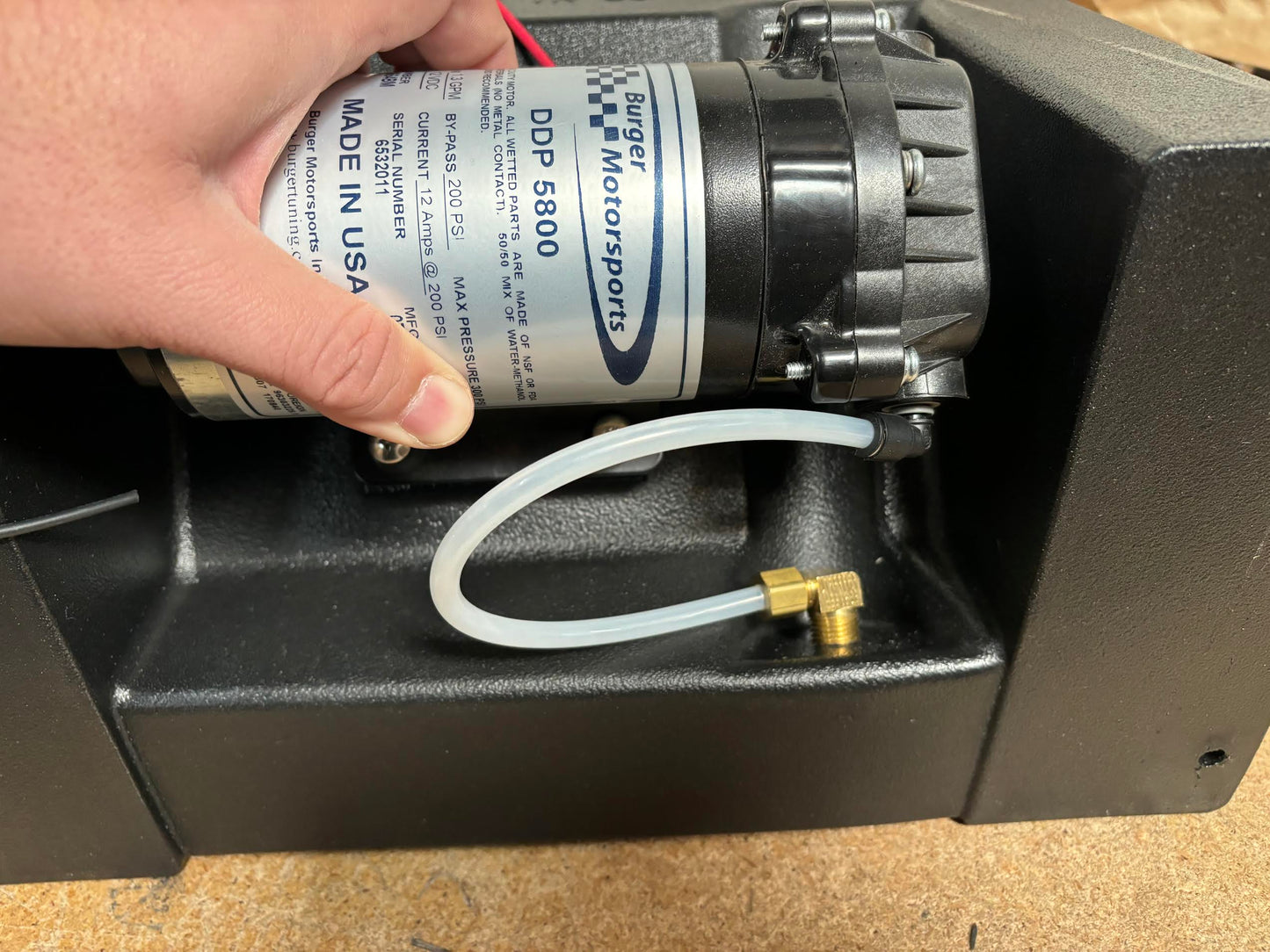 BMS 2 Gallon Universal Low Profile Water/Methanol Injection (WMI) Tank