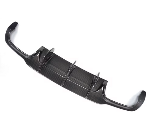VeloWerks Carbon Fiber Rear Diffuser for Mercedes-Benz W204 C63 AMG (2012–2015)