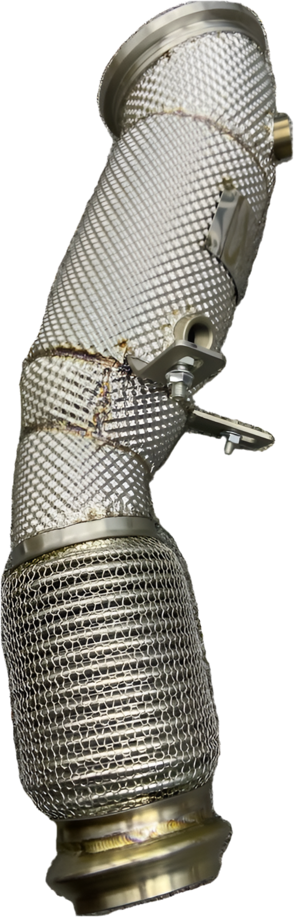 VeloWerks Catless Downpipe with Heat Shield for BMW B48