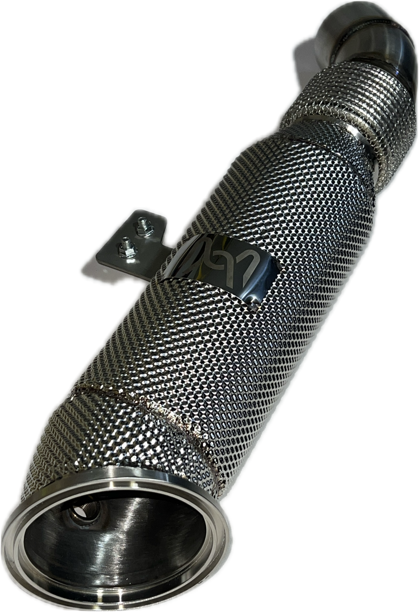 VeloWerks Catless Downpipe with Heat Shield for BMW B58
