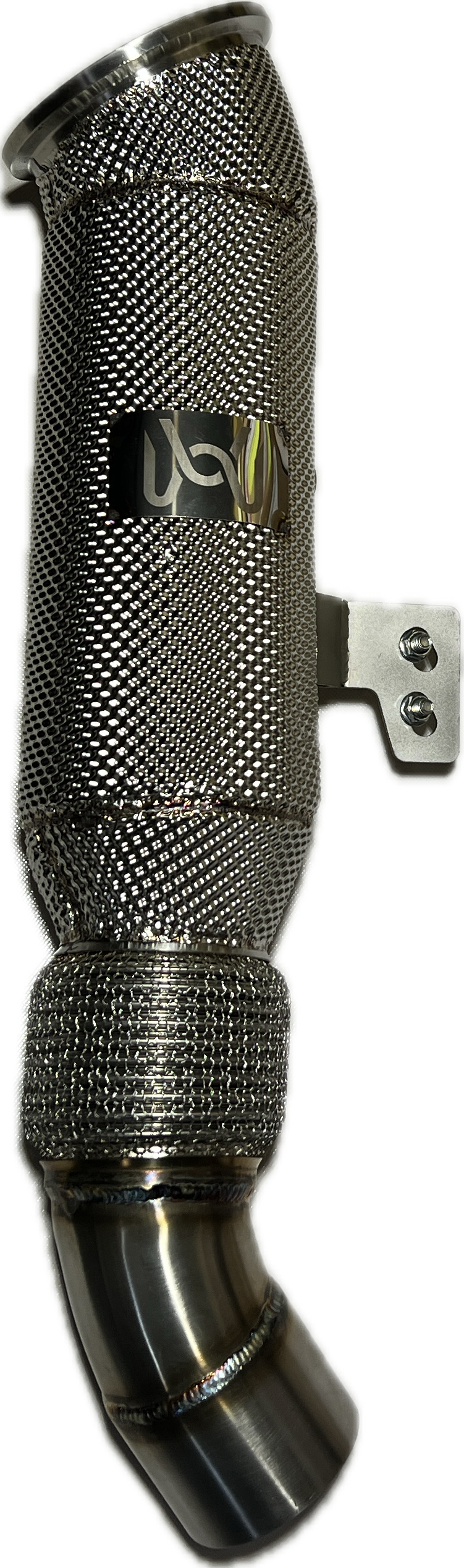 VeloWerks Catless Downpipe with Heat Shield for BMW B58