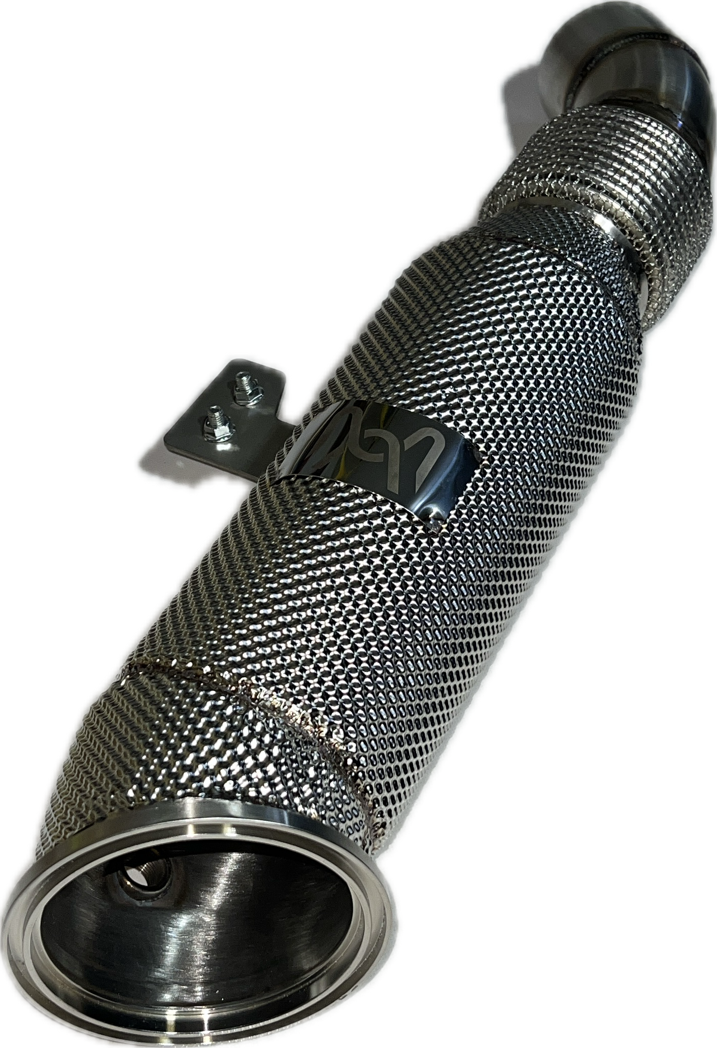VeloWerks Catless Downpipe with Heat Shield for BMW B58