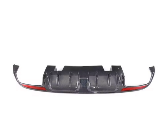 VeloWerks Carbon Fiber Rear Diffuser for Mercedes-Benz W205 C63 AMG B-Style (2015–2017)
