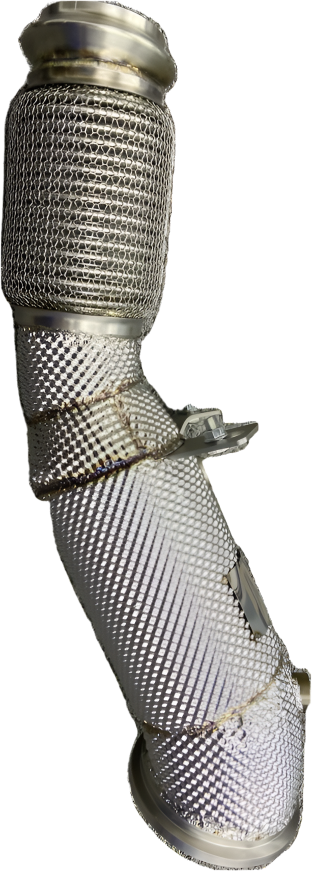 VeloWerks Catless Downpipe with Heat Shield for BMW B48