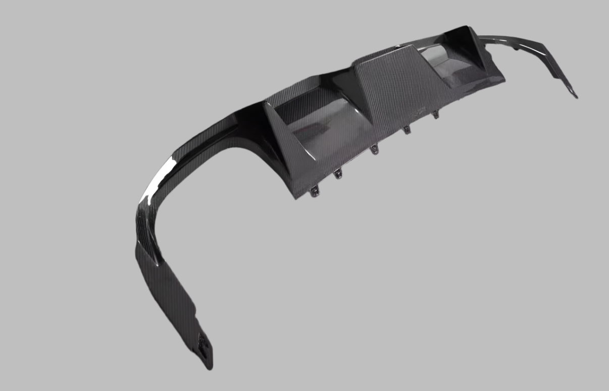 VeloWerks Carbon Fiber Rear Diffuser – Audi S3 / A3 Sedan (8YA) 2020+