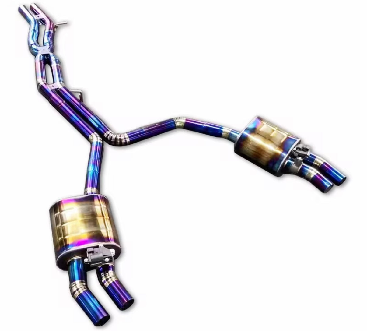 VeloWerks Audi A8 2018 Titanium Catback Exhaust System