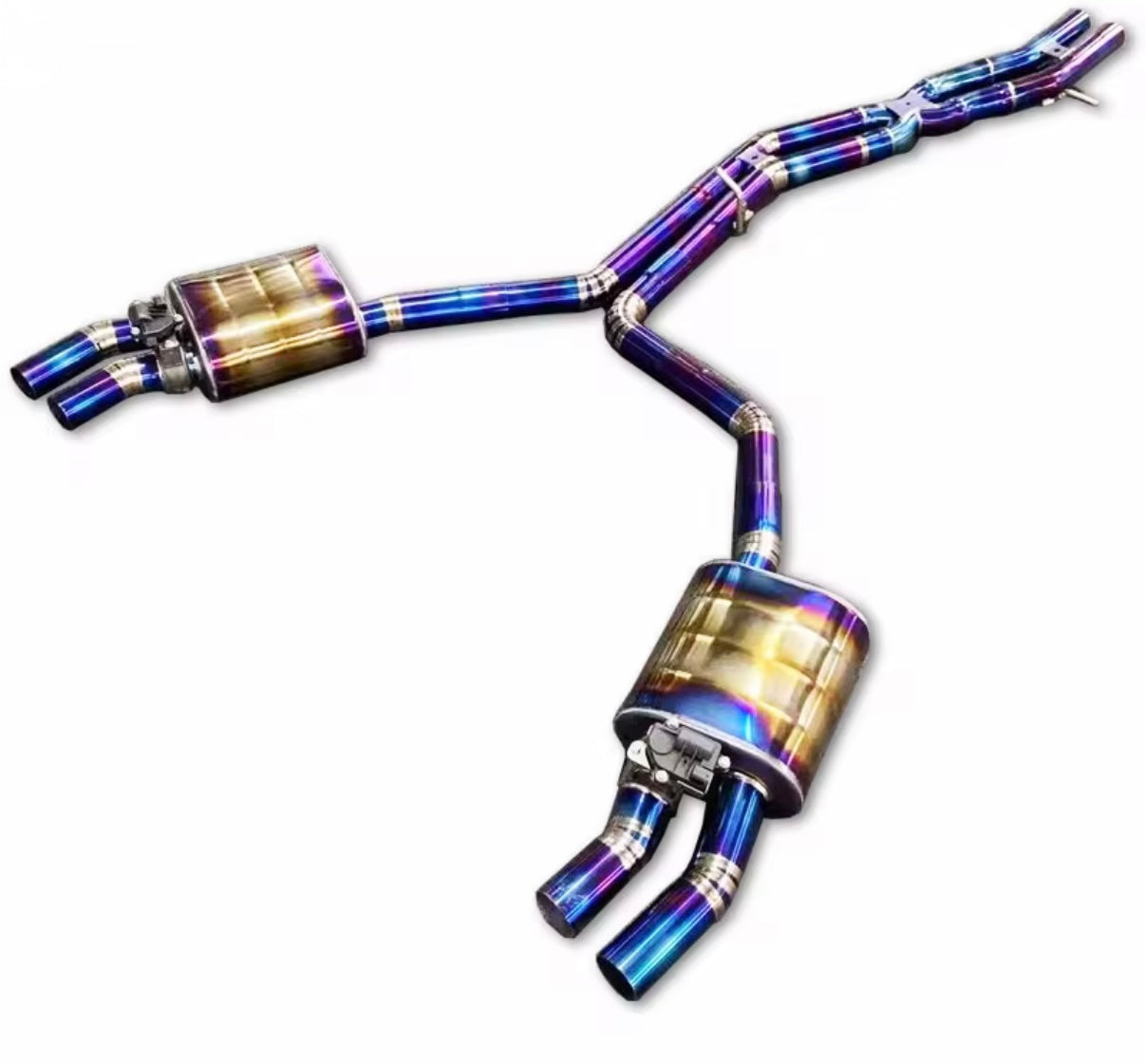 VeloWerks Audi A8 2018 Titanium Catback Exhaust System