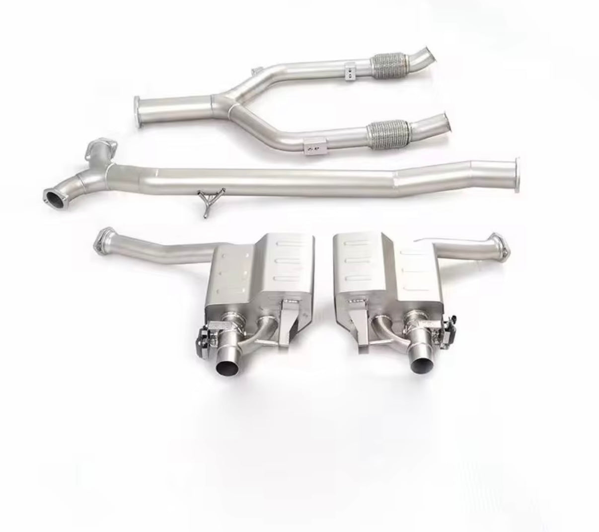 VeloWerks Mercedes C43 AMG (W205) 2016-2022 Stainless Steel Catback Valve Control Exhaust System