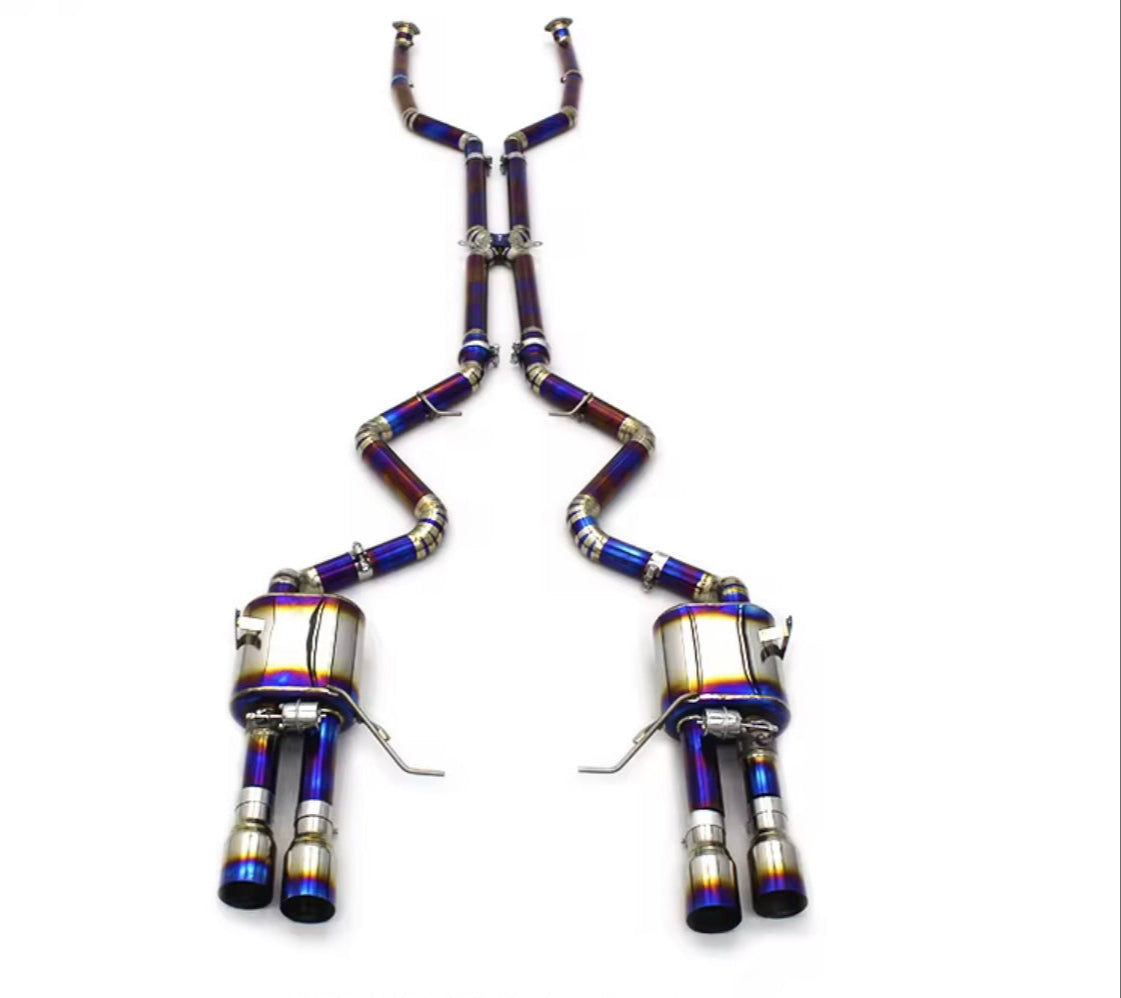 VeloWerks BMW E90/E92/E93 2008-2013 S65 Engine Titanium Catback Exhaust System