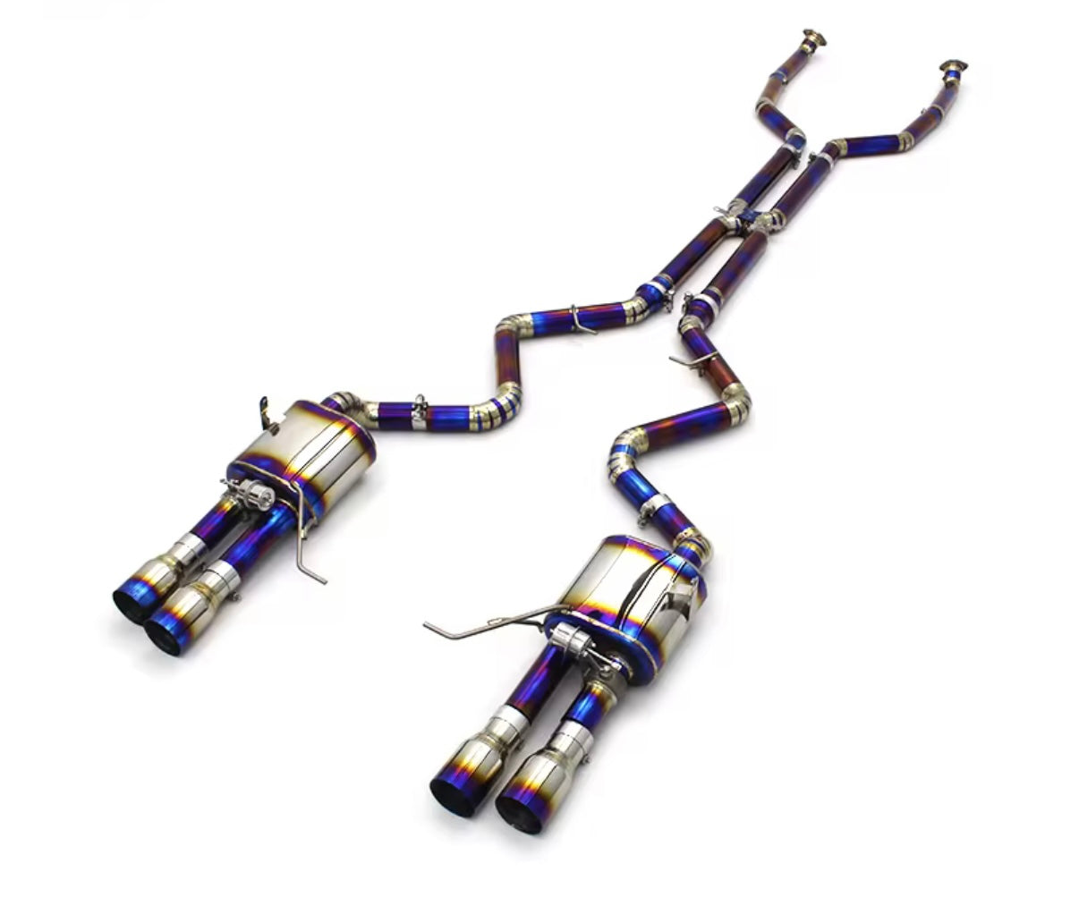 VeloWerks BMW E90/E92/E93 2008-2013 S65 Engine Titanium Catback Exhaust System
