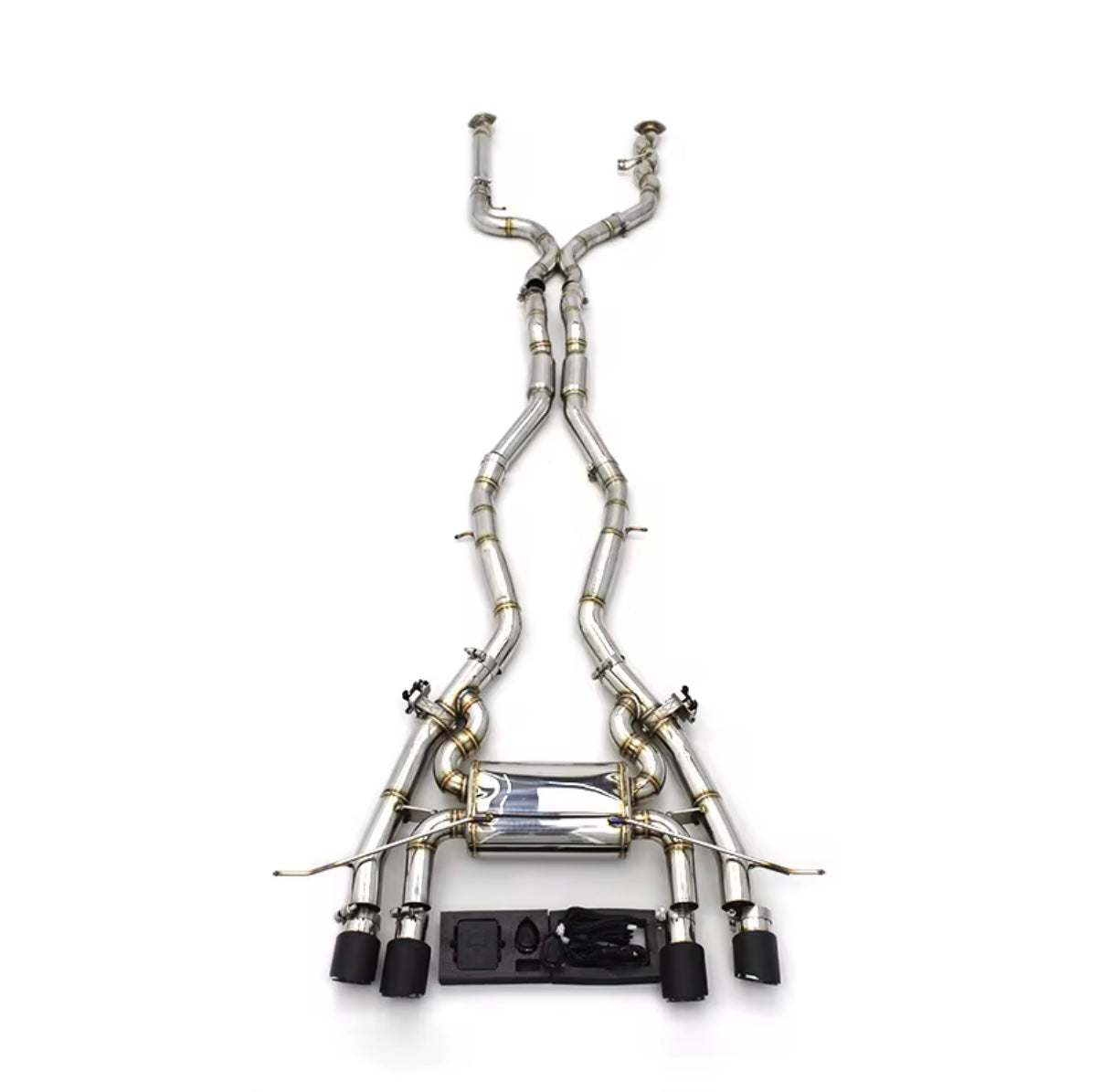 VeloWerks BMW M3/M4 G80/G82/G8X, 2021+ S58 Engine Stainless Steel Catback Exhaust System