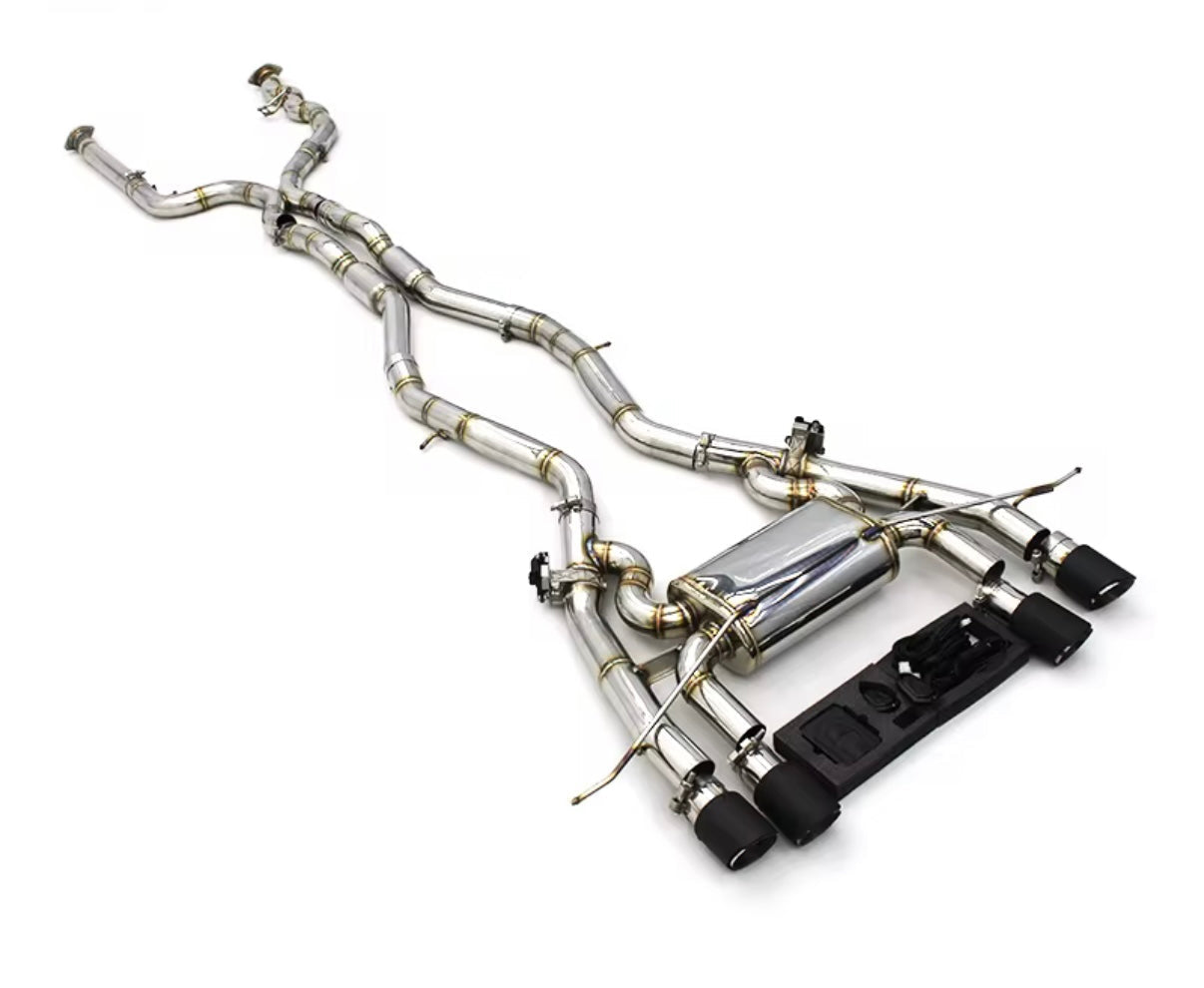 VeloWerks BMW M3/M4 G80/G82/G8X, 2021+ S58 Engine Stainless Steel Catback Exhaust System