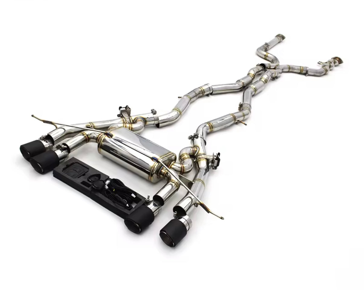 VeloWerks BMW M3/M4 G80/G82/G8X, 2021+ S58 Engine Stainless Steel Catback Exhaust System