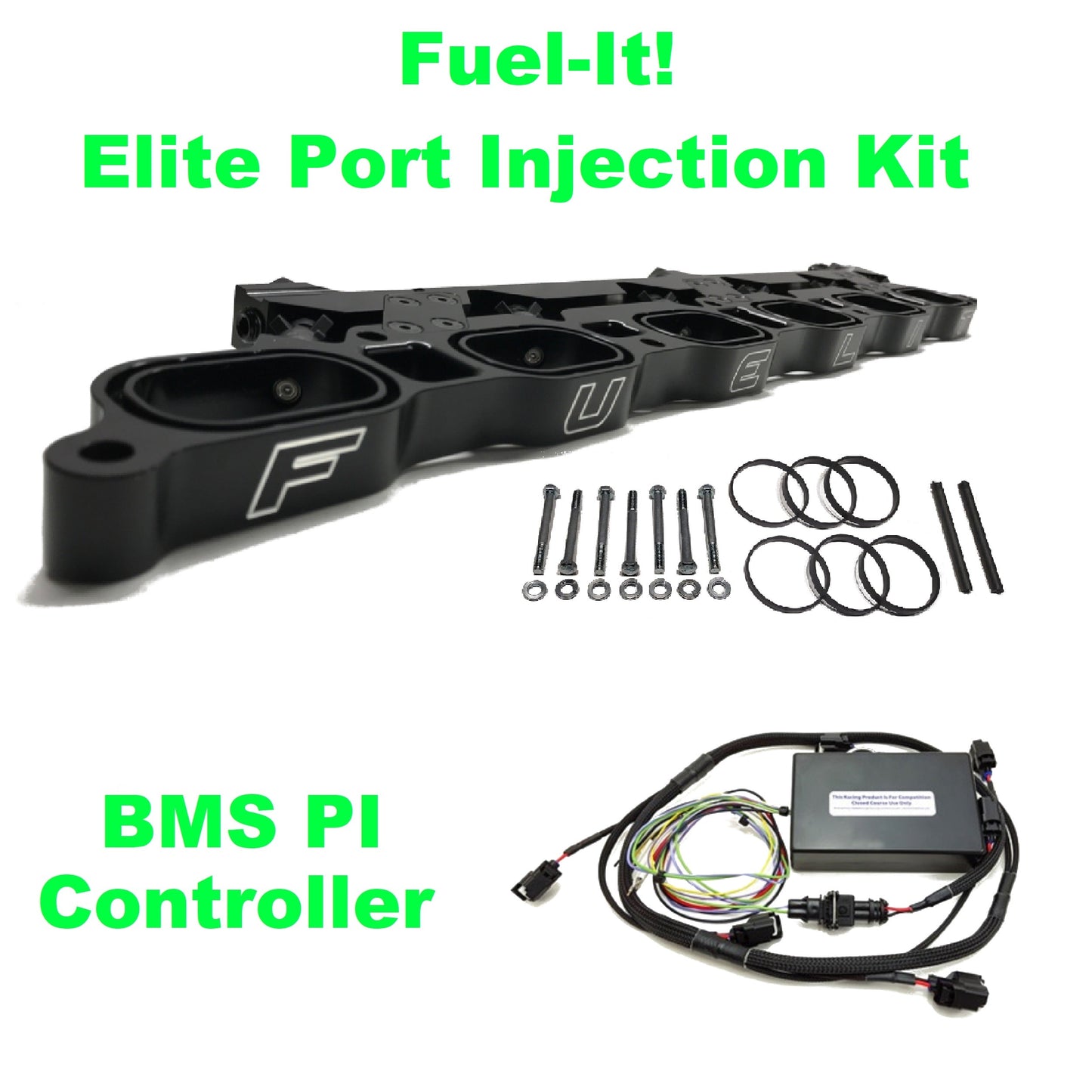 BMW Port Injection Kits for F-Chassis M2, M3, and M4 S55 Motors